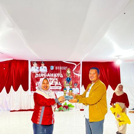 DESA LASORI JUARA UMUM LOMBA ANTAR DESA SE KECAMATAN MAWASANGKA TIMUR PADA HUT RI KE 80